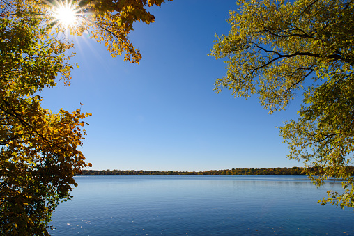 Real estate agent helping clients buy a home in White Bear Lake, MN